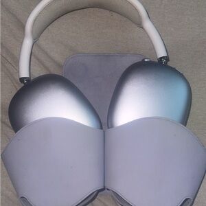 Purple Air Pod Max Headphones